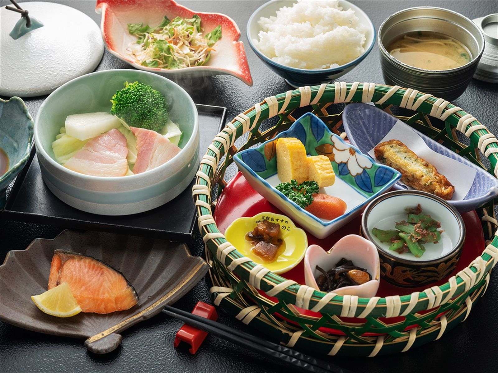 一日のはじまりは、和朝食から。